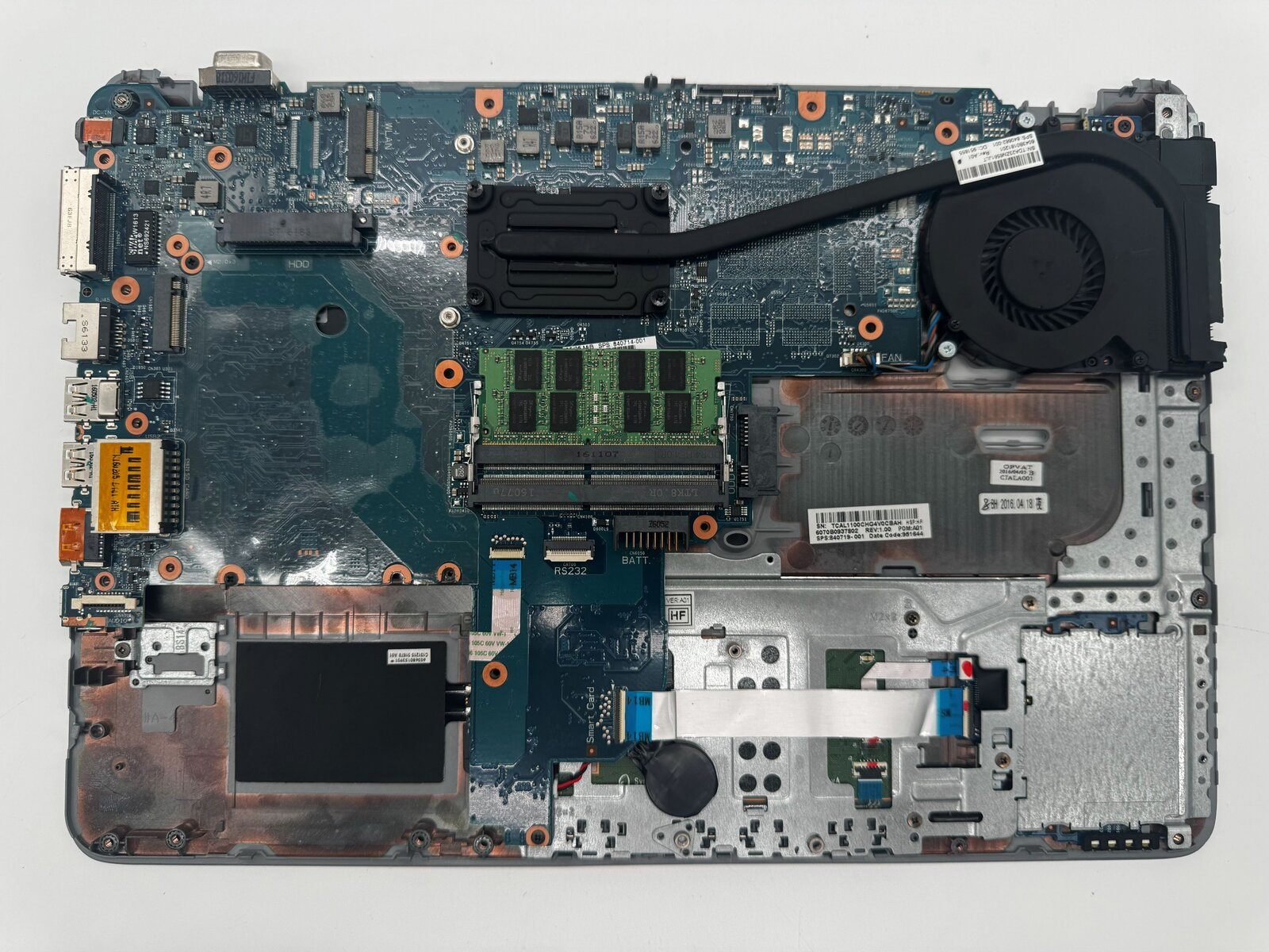 Internal Photo of HP Probook 430 G3 G4, 440 G3 G4, 445 G3, 640 G2 G3, 645 G2 G3, US keyboard original (HP ProBook 640 G2)
